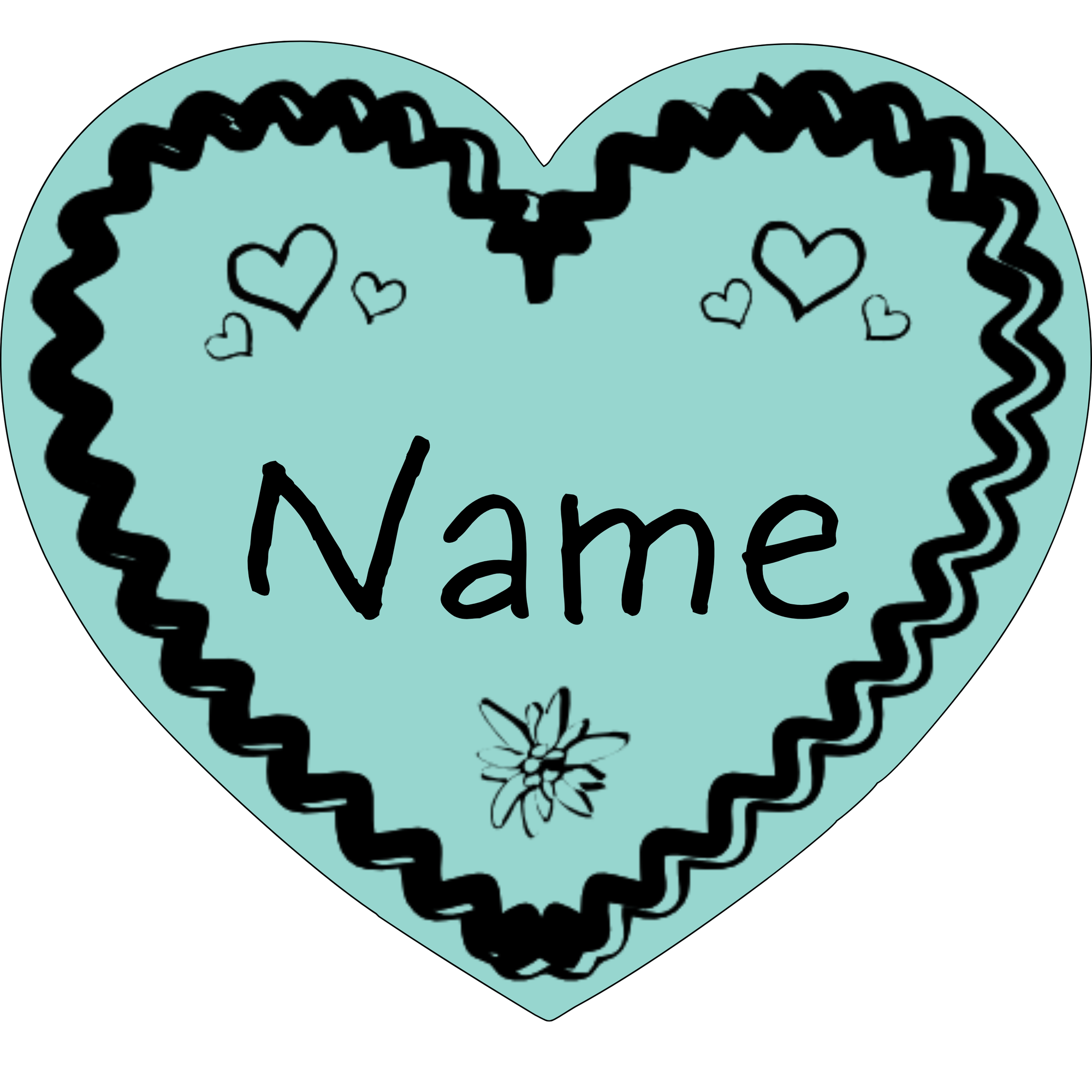 Hundemarke Lebkuchenherz