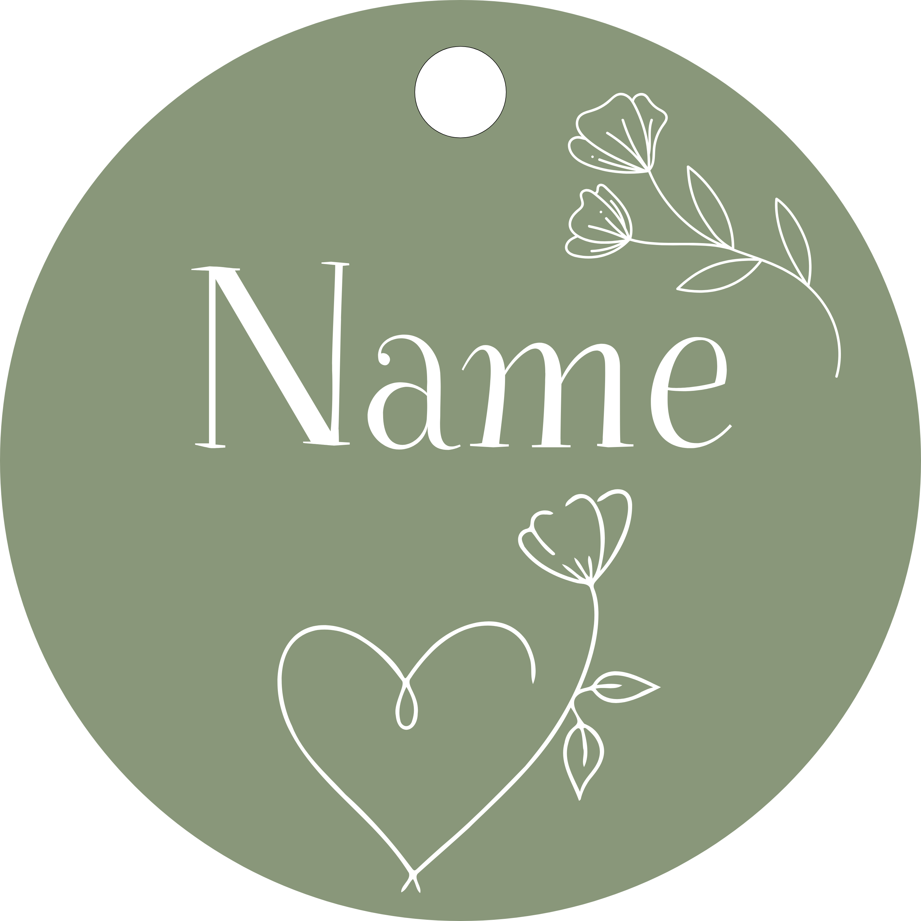 Hundemarke Blumenliebe