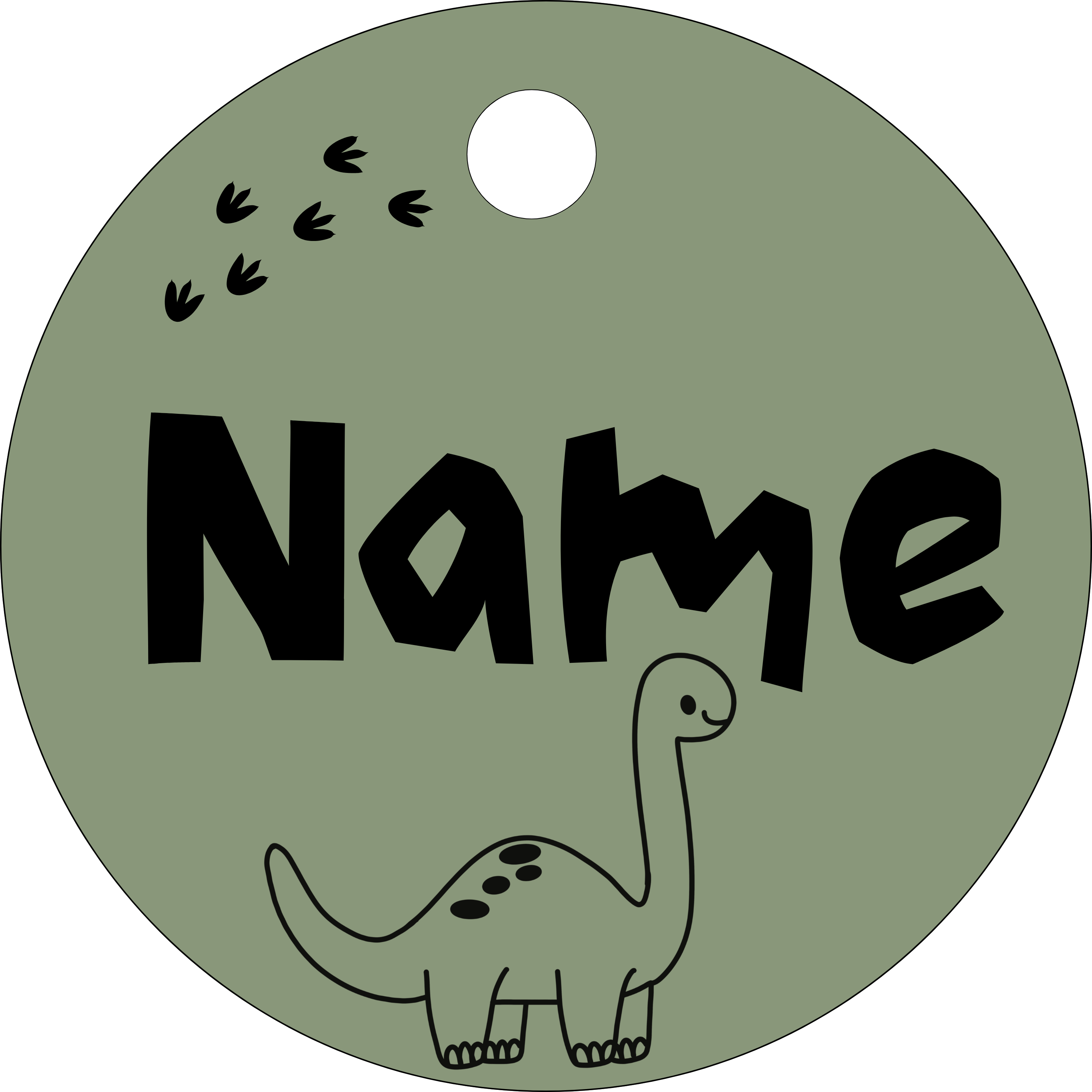 Hundemarke Brachiosaurus