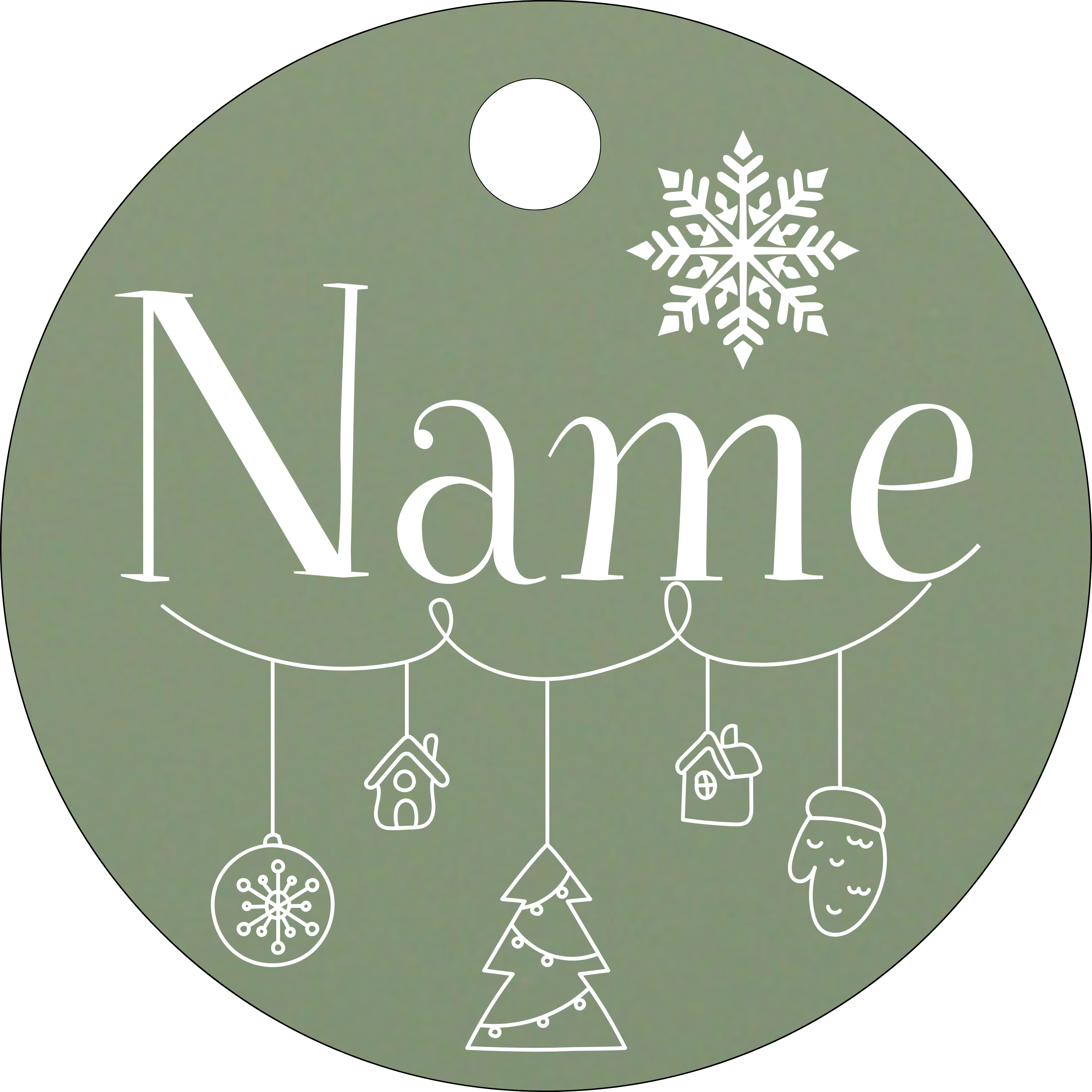 Hundemarke Christmas