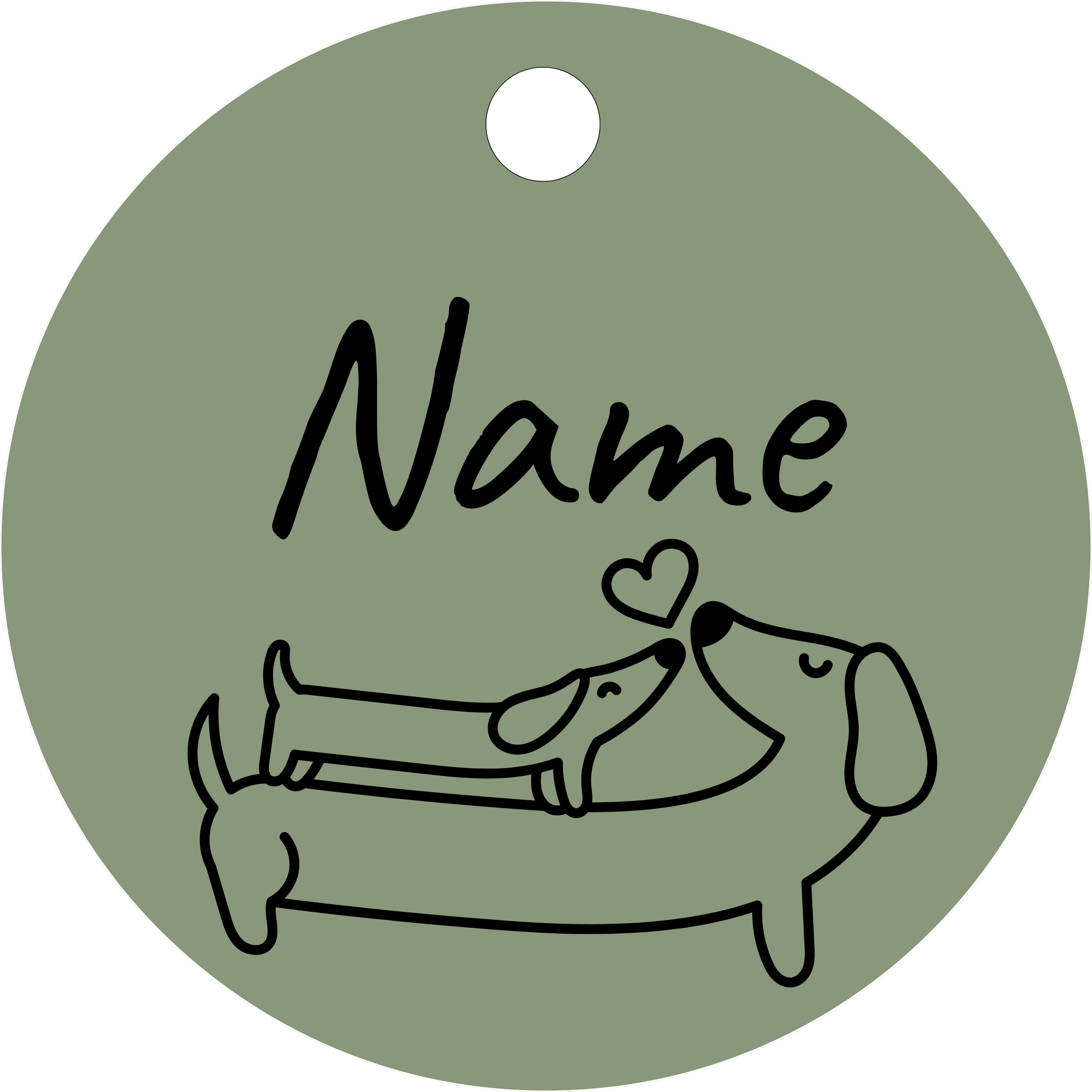 Hundemarke Dackelkuss 2