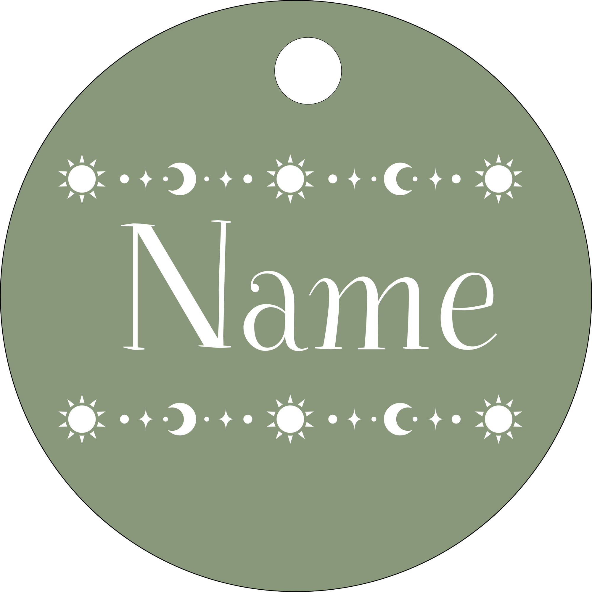 Hundemarke Day & Night