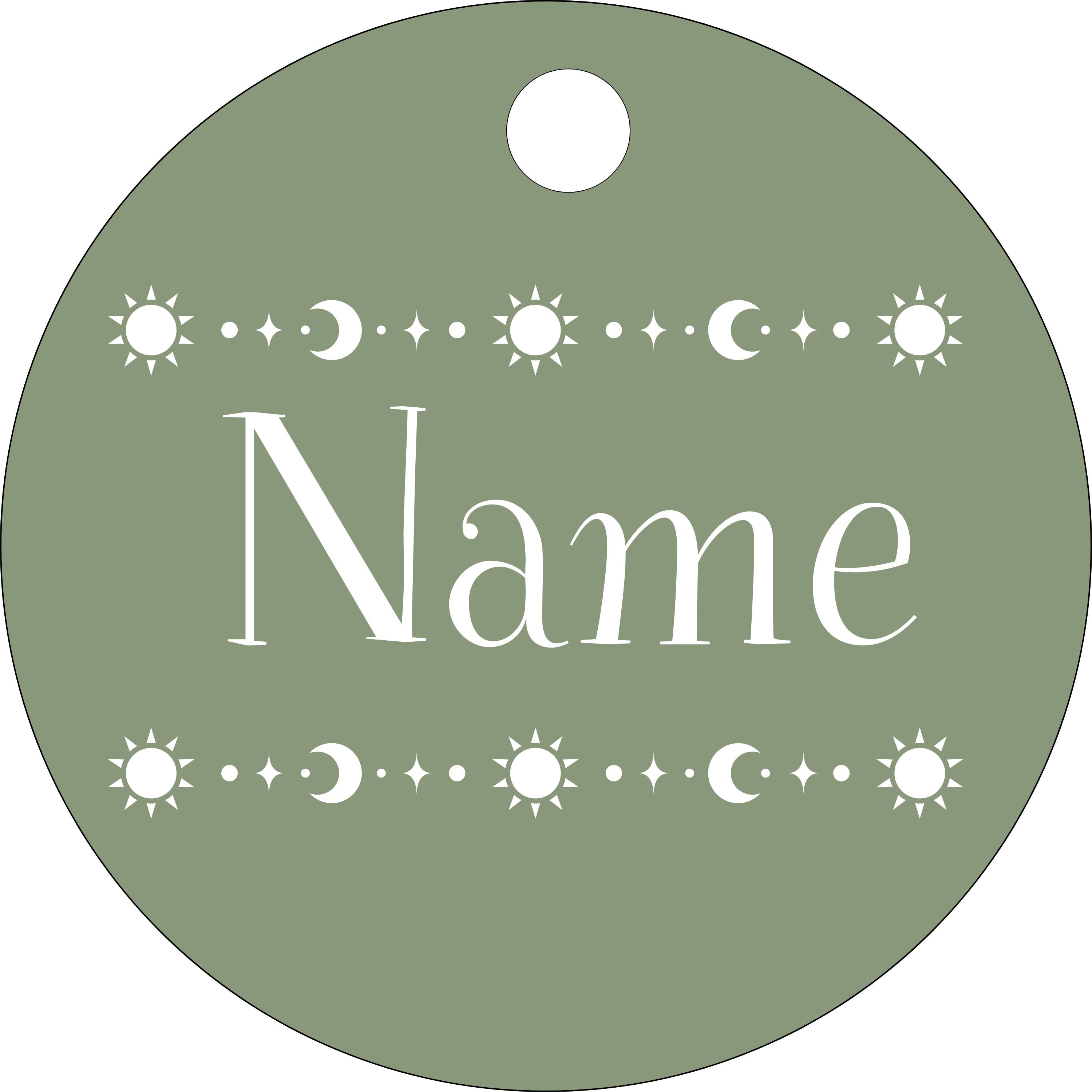 Hundemarke Day & Night