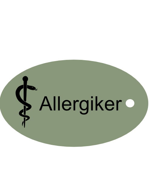 Hundemarke für medizinische Notfälle