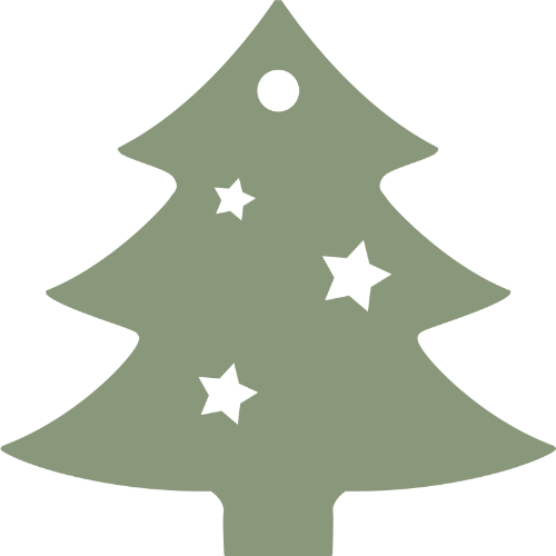 Hundemarke Weihnachtsbaum