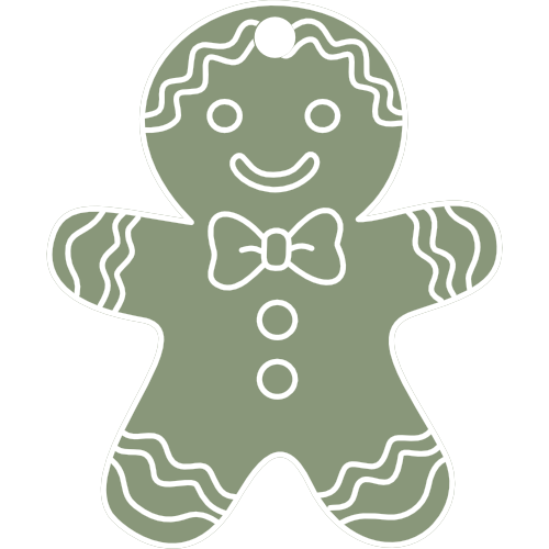 Hundemarke Lebkuchenmann