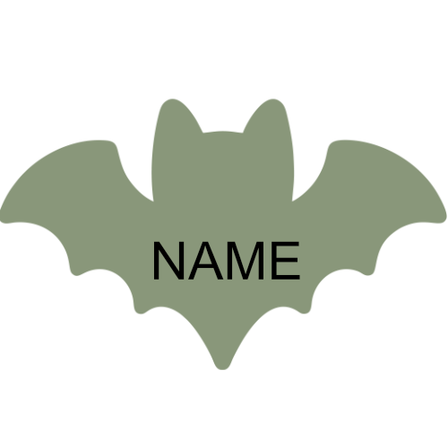 Hundemarke Fledermaus