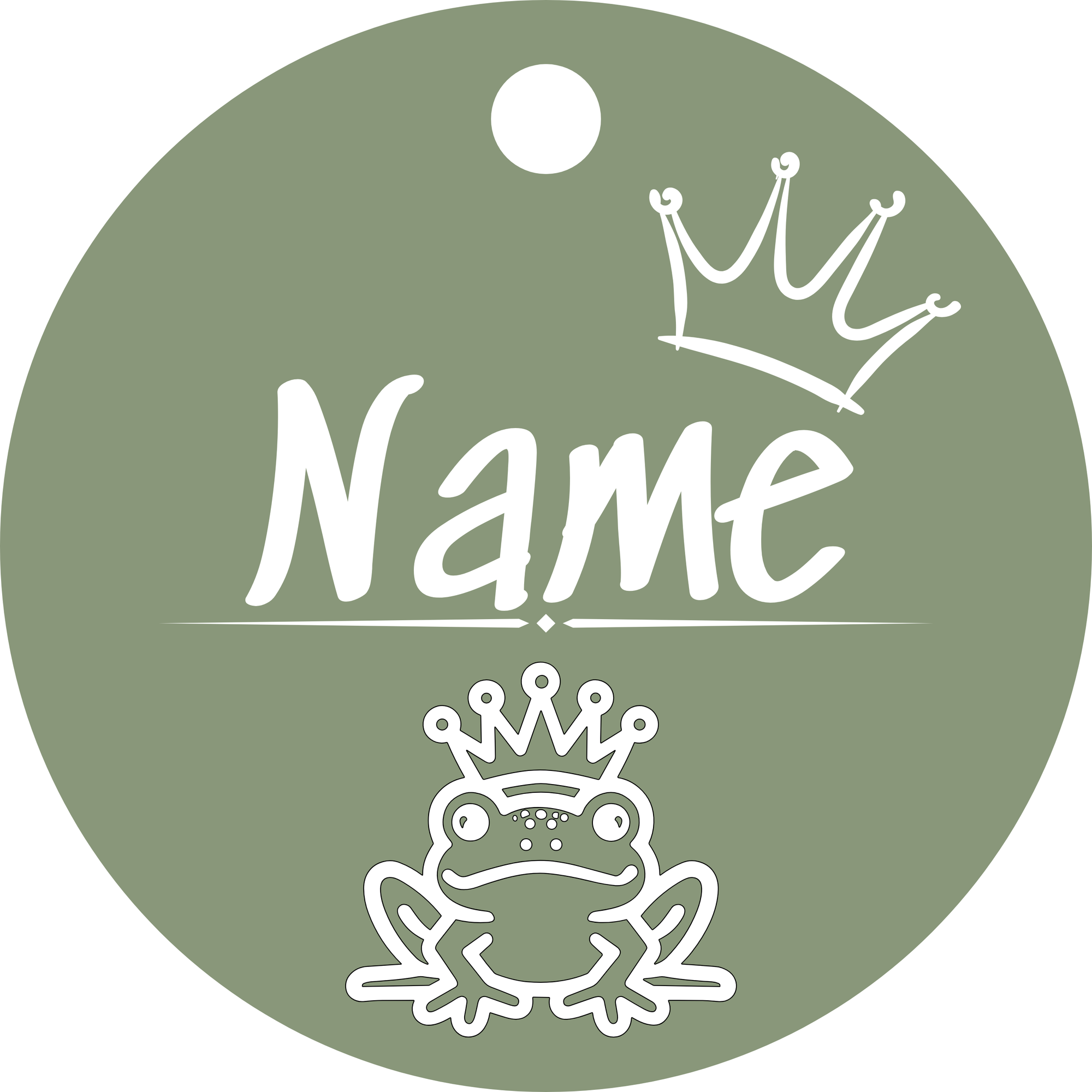 Hundemarke Froschkönig