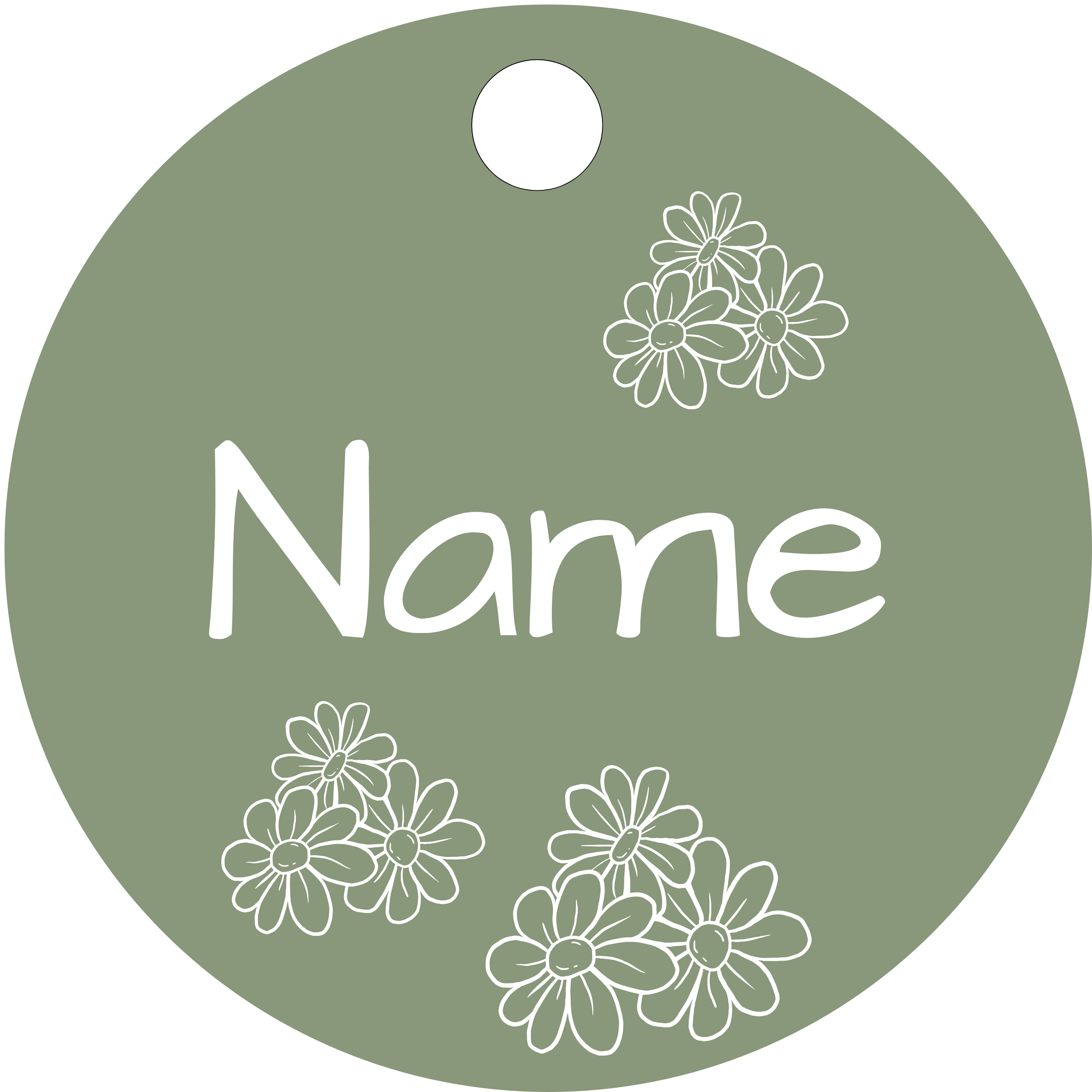 Hundemarke Gänseblümchen