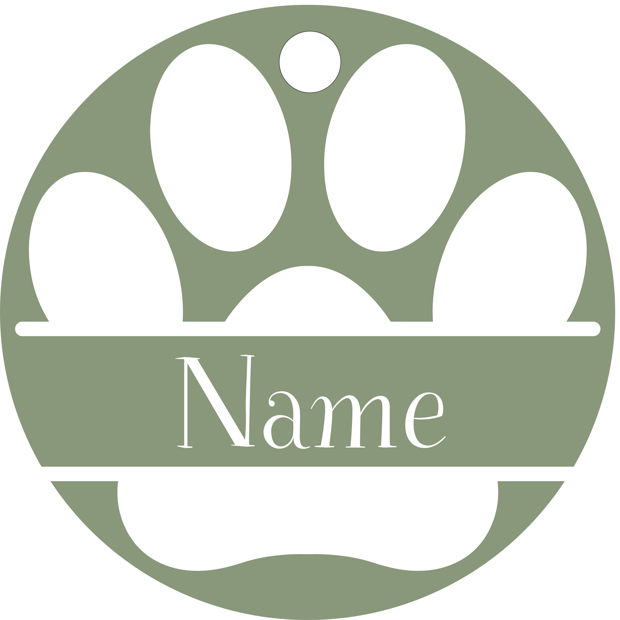 Hundemarke große Pfote