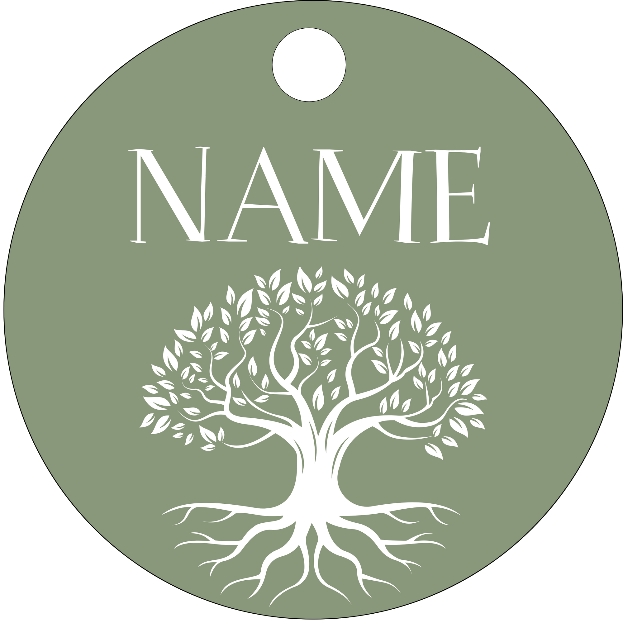 Hundemarke Lebensbaum