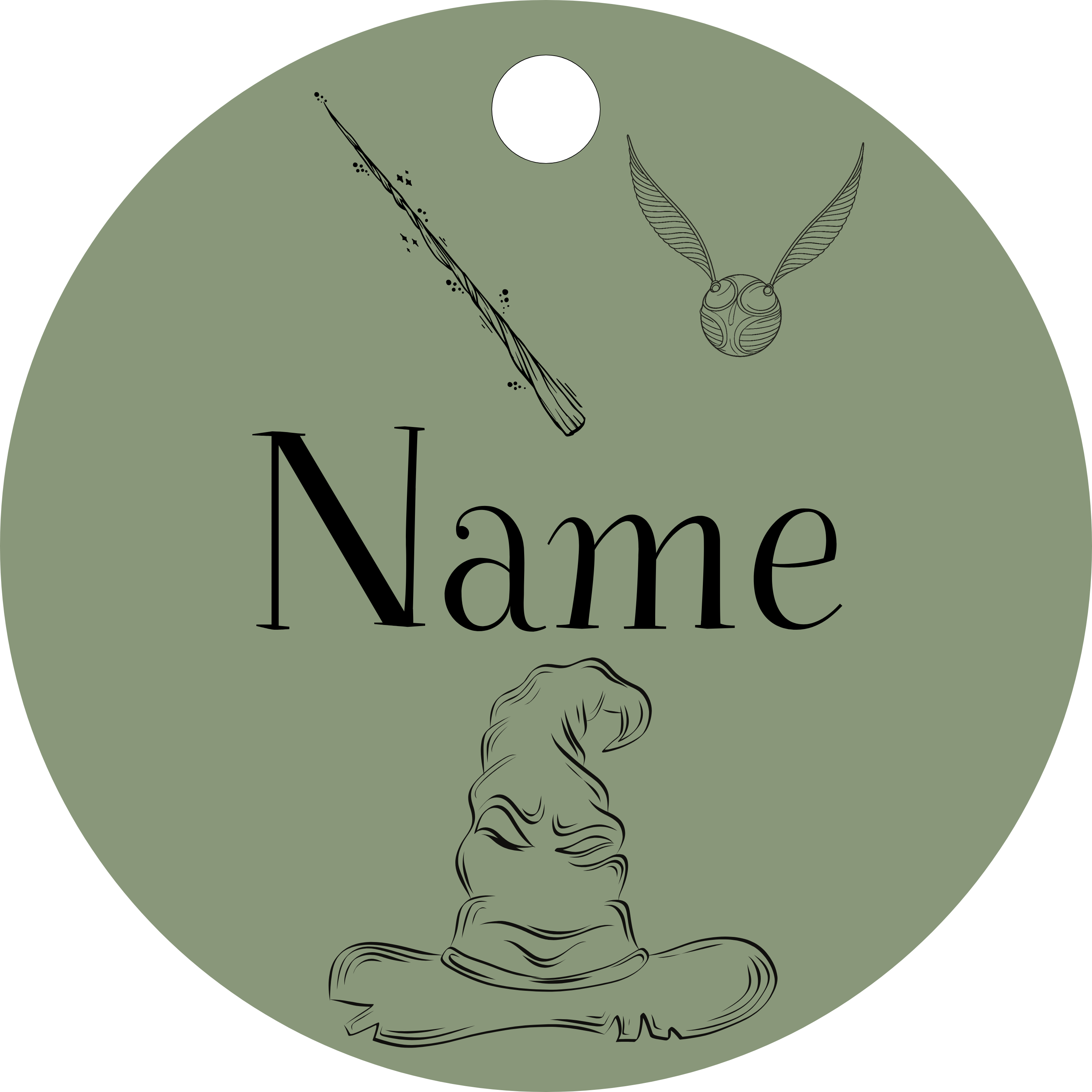 Hundemarke Magischer Helfer