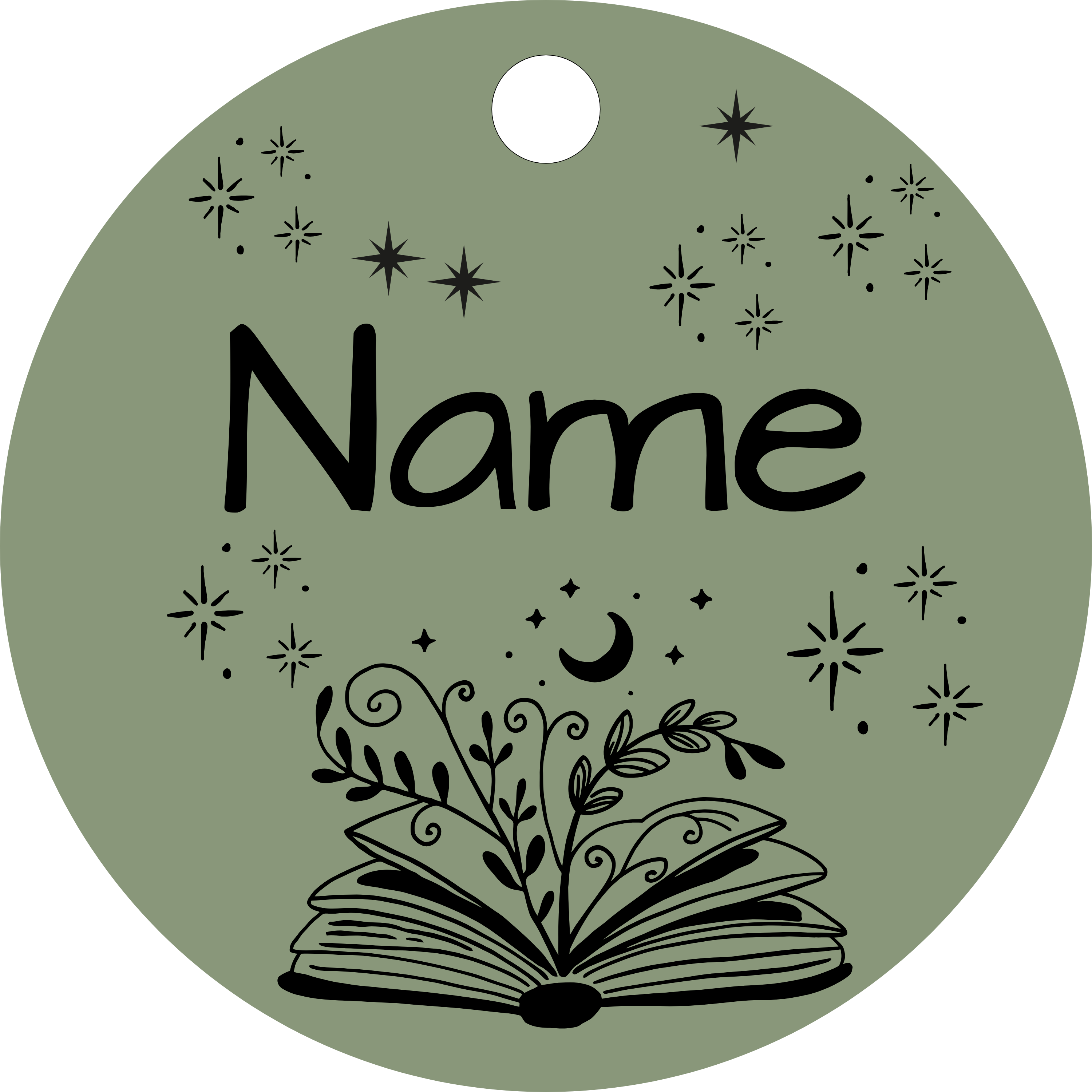 Hundemarke Magisches Buch