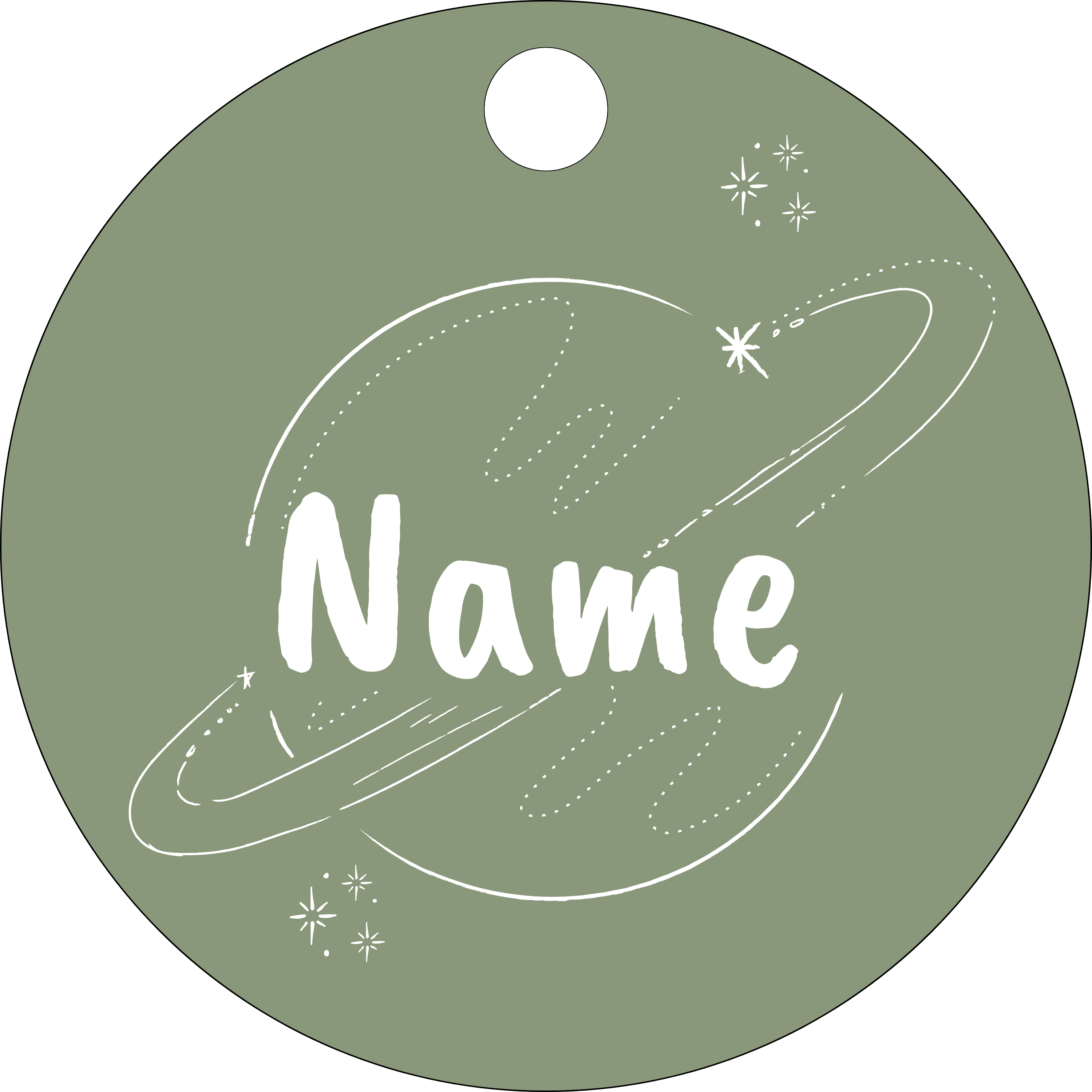 Hundemarke Milchstraße