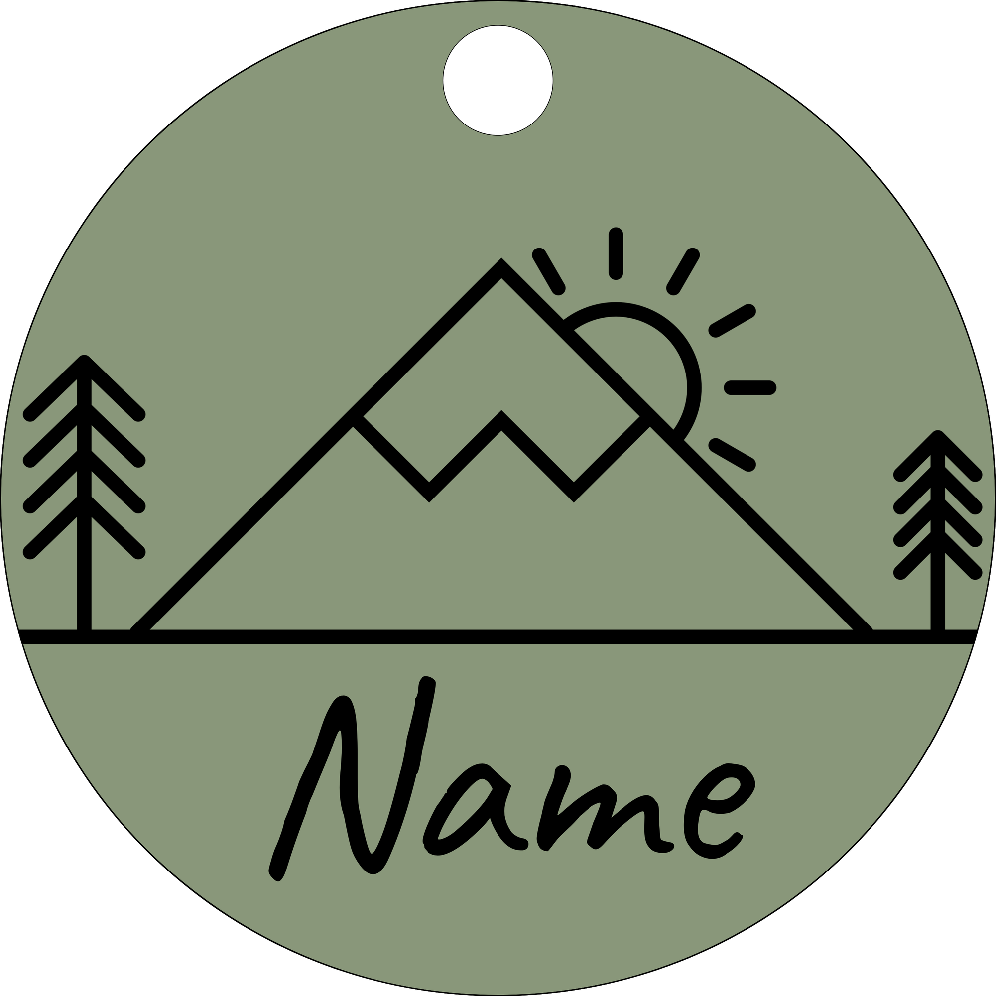 Hundemarke Mountain Sunrise