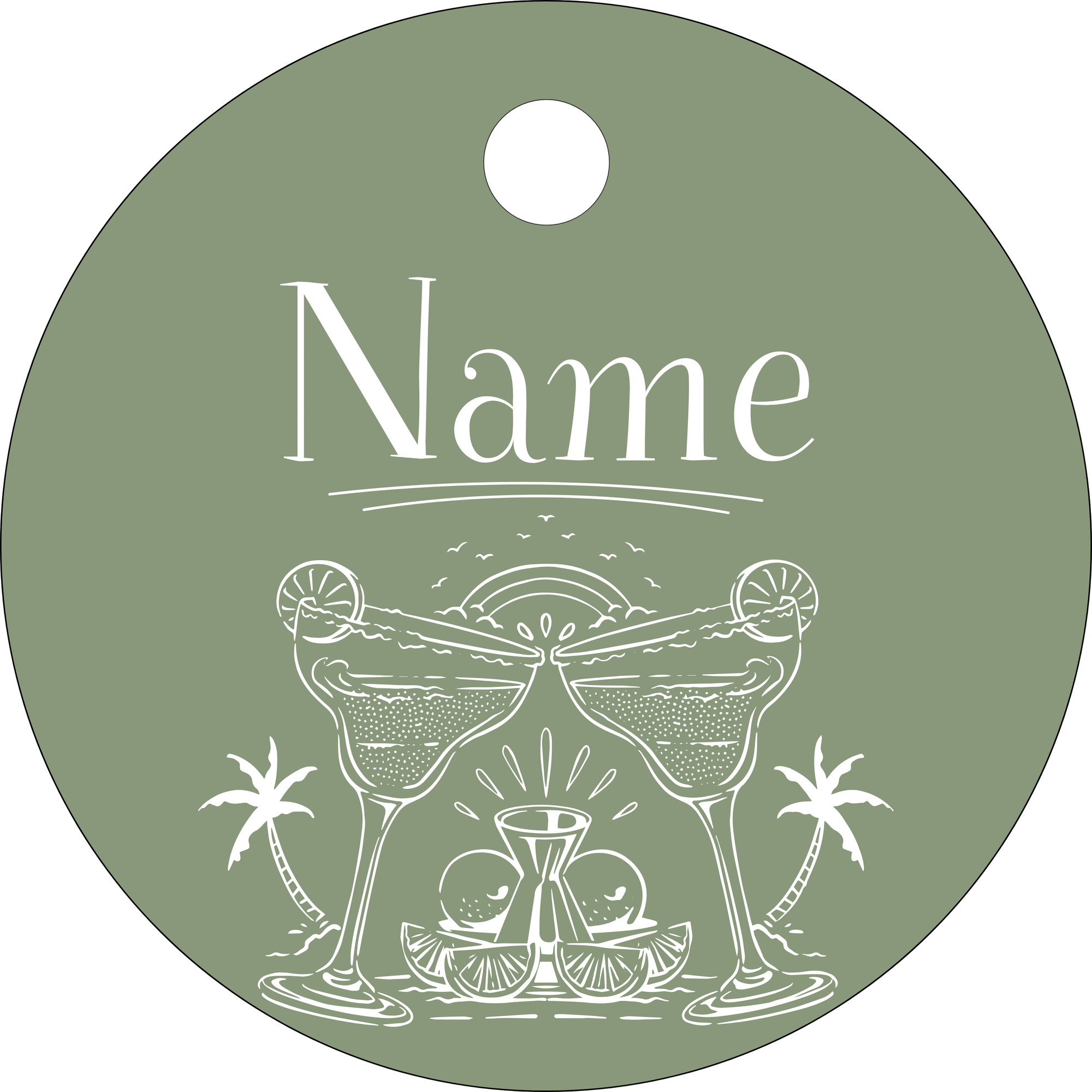 Hundemarke Pina Colada