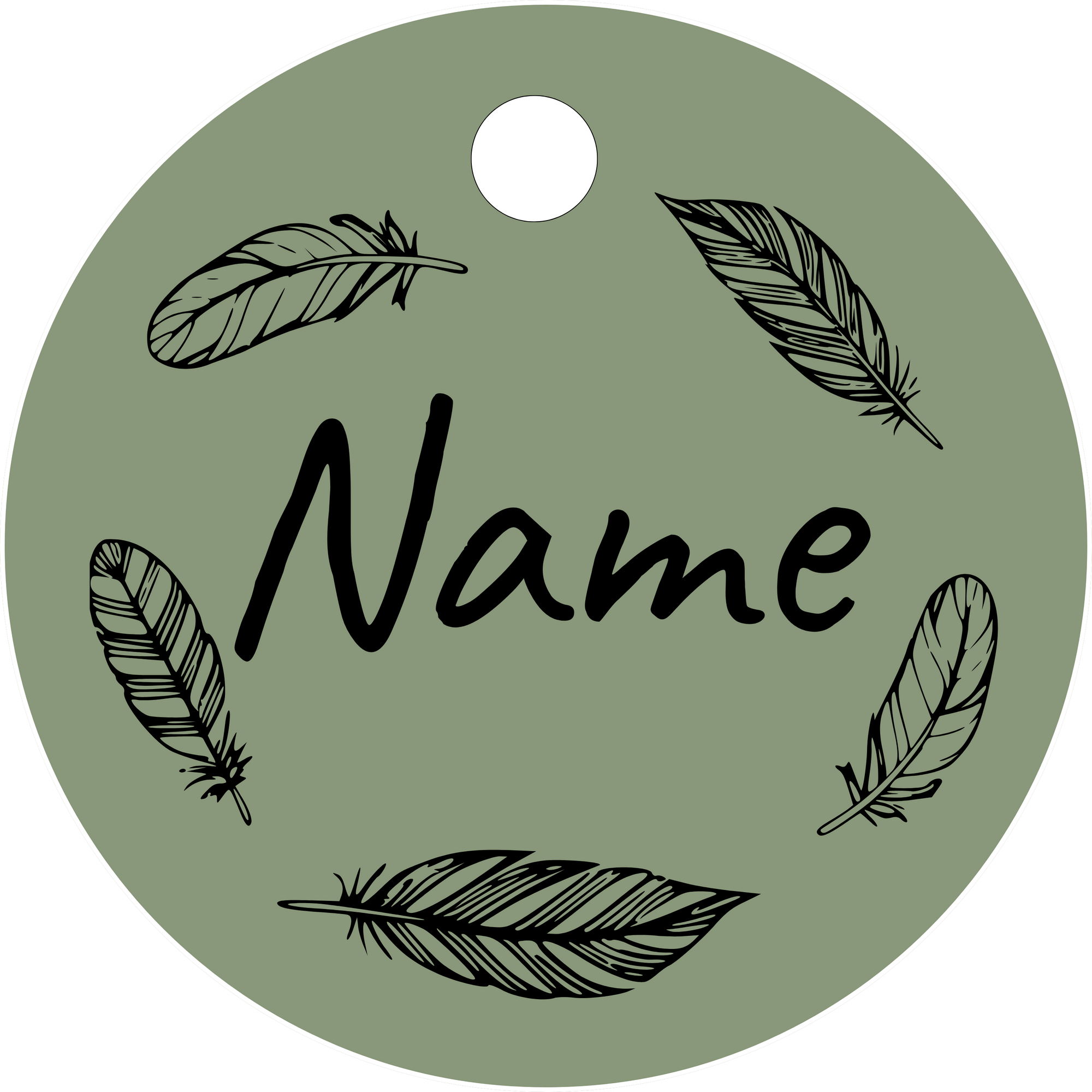 Hundemarke Federkreis