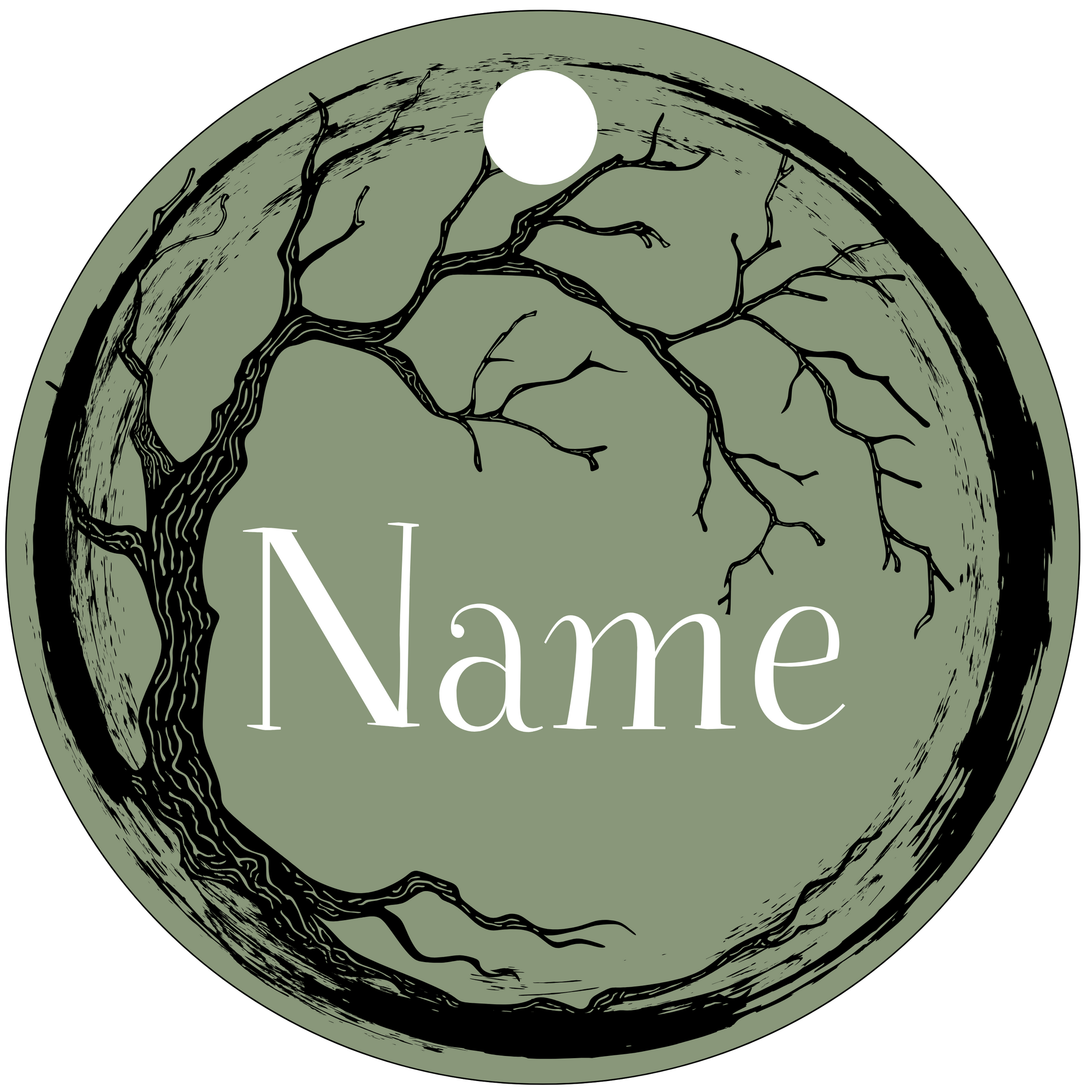 Hundemarke Zweigtraum