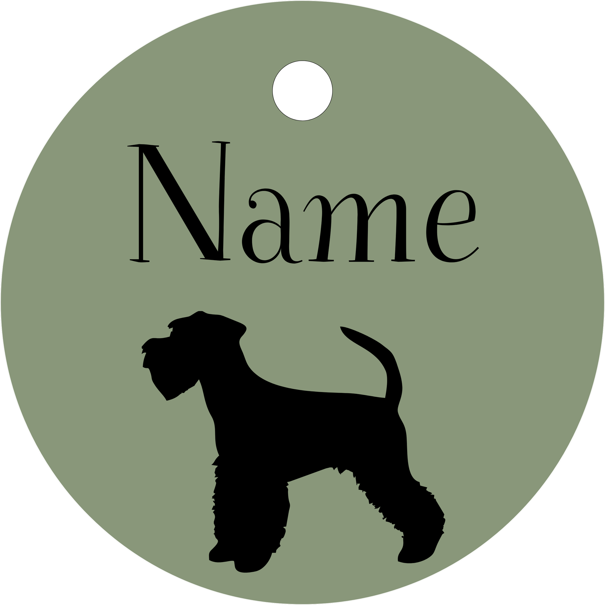 Hundemarke Schnauzer