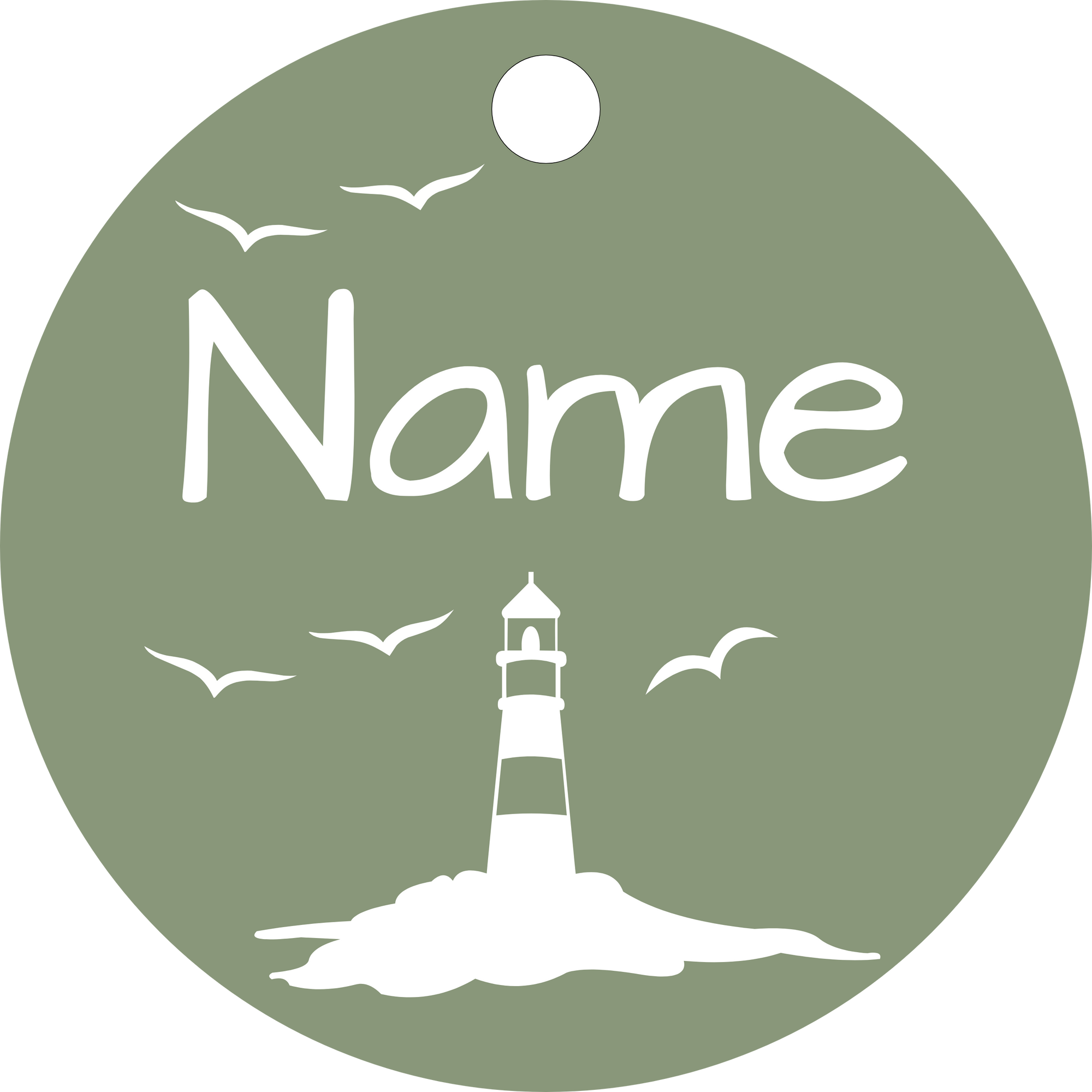 Hundemarke Wegweiser der Nacht