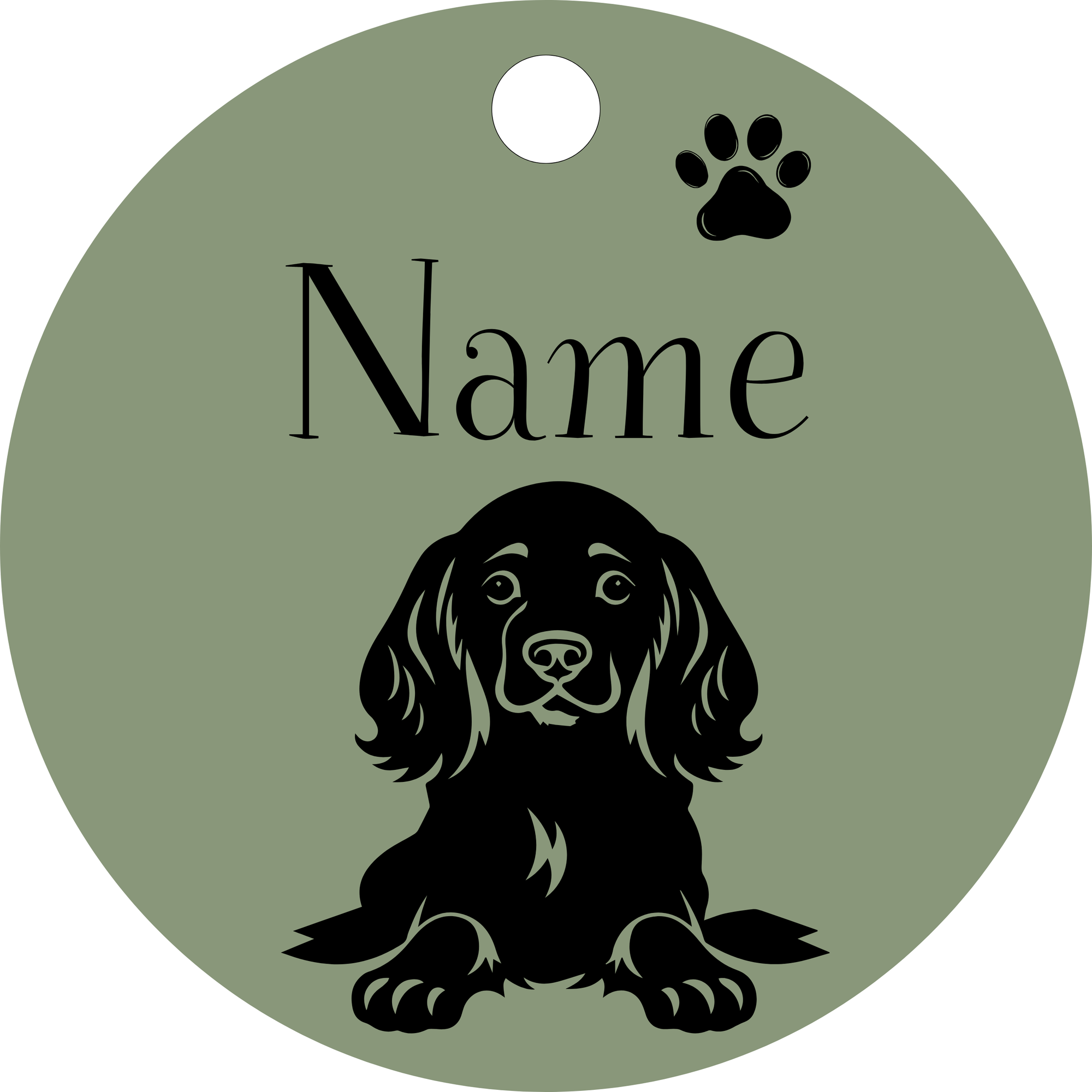 Hundemarke Cocker Spaniel