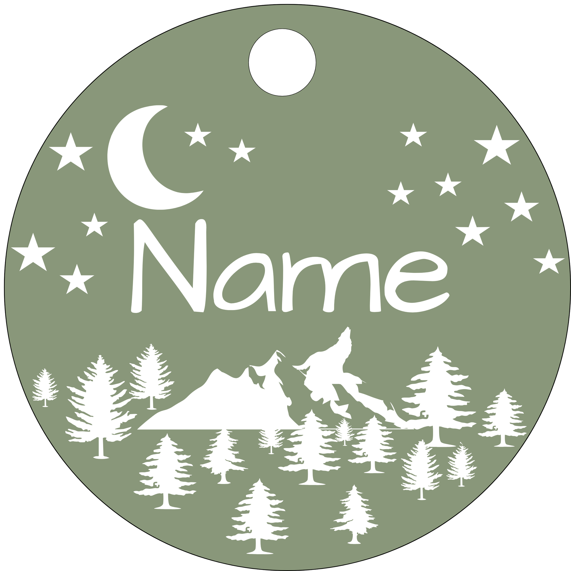 Hundemarke Wolfsrudel