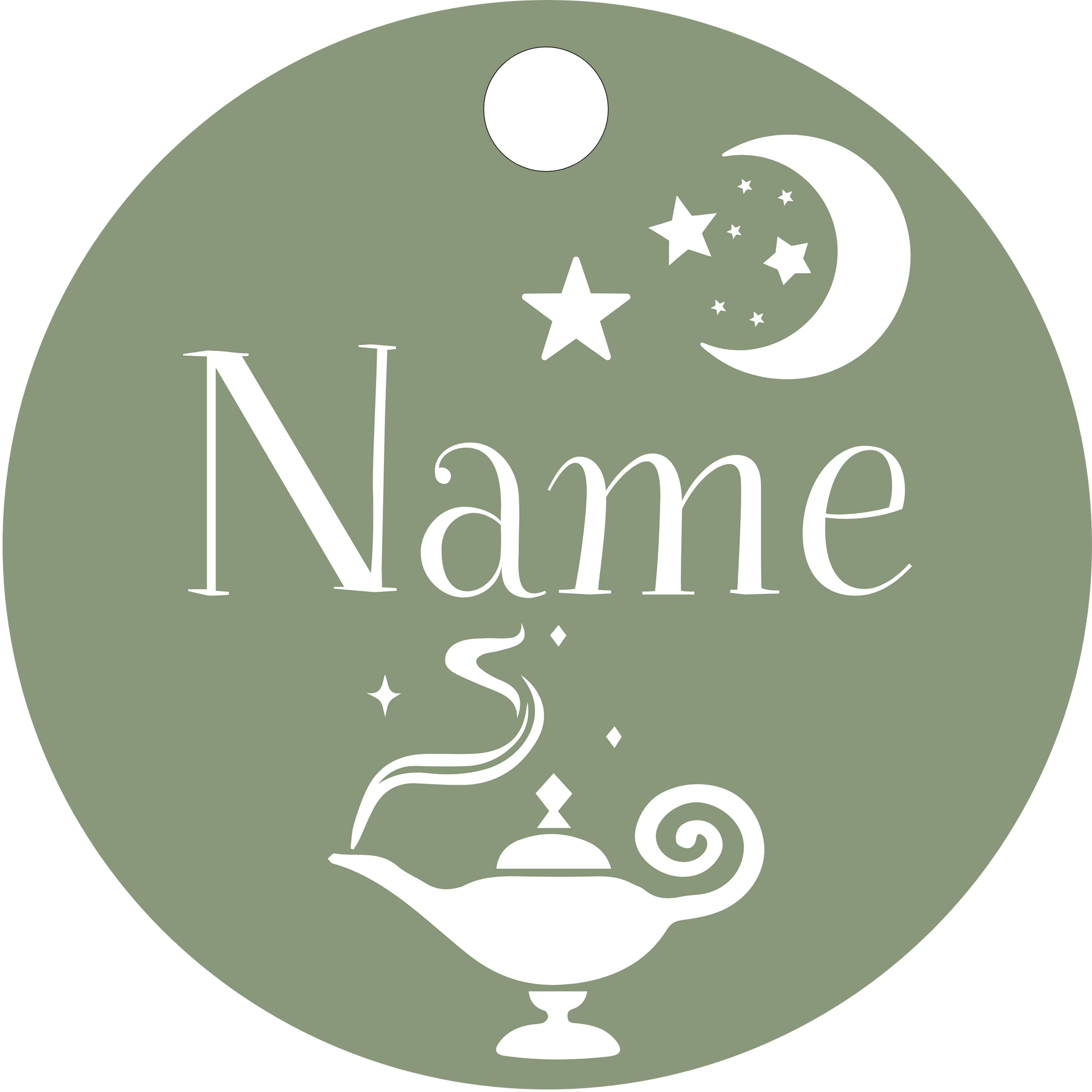 Hundemarke Wunderlampe