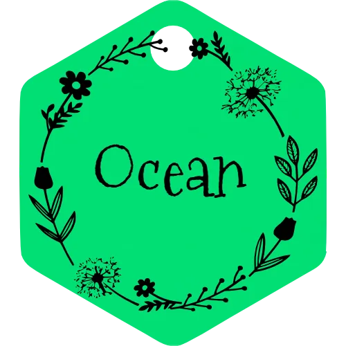 Hundemarke Sommerblumen Kranz