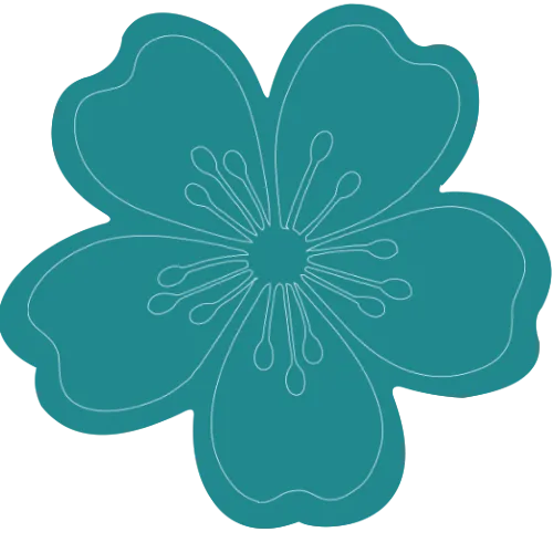 Hundemarke Blumen