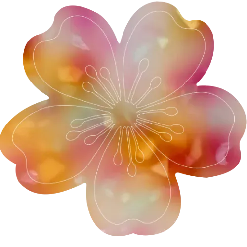 Hundemarke Blumen