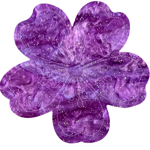 Hundemarke Blumen