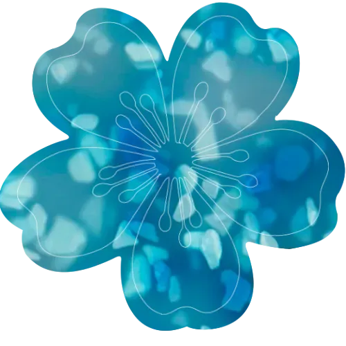 Hundemarke Blumen