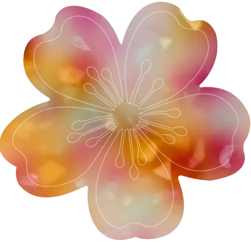 Hundemarke Blumen