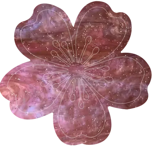 Hundemarke Blumen