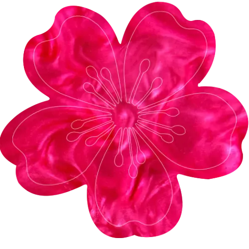Hundemarke Blumen