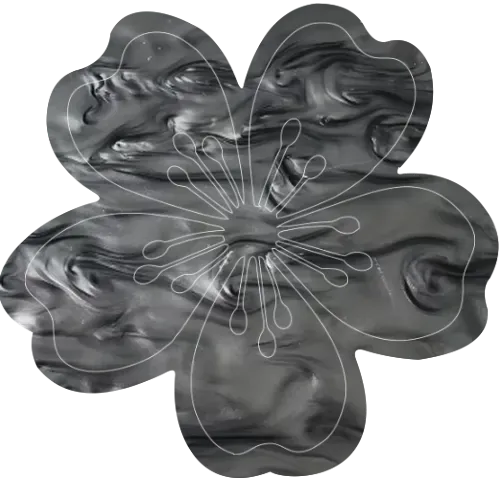 Hundemarke Blumen