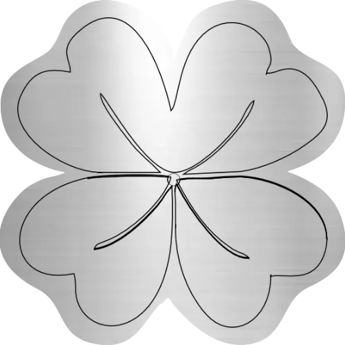 Hundemarke Kleeblatt