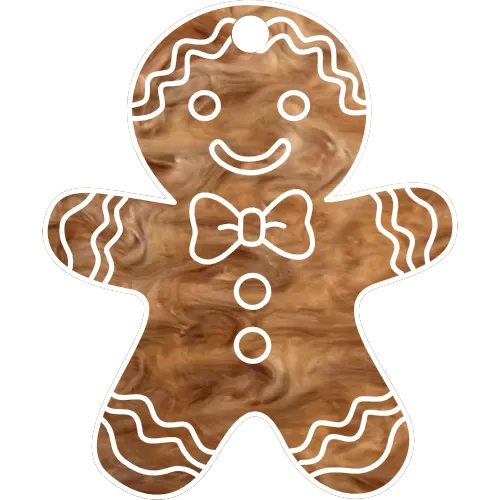 Hundemarke Lebkuchenmann