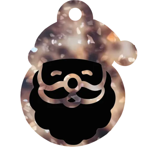 Hundemarke Weihnachtsmann