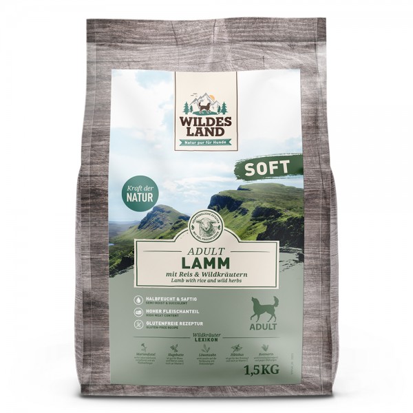Wildes Land Lamm mit Reis Soft
