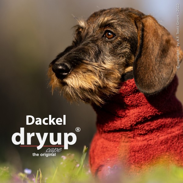 Action Factory - Dryup Cape Dackel Hundebademantel