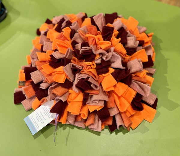 Schnüffeldog Schnüffelteppich klein 35*40cm orange Bordeaux